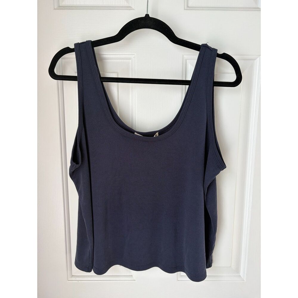 Marine Layer Respun Navy Ribbed Women's Comfort Tank Size XL